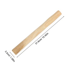 SEWACC Wooden Hammer Handle Replacement Octagonal Design Durable and Easy to Install for Firewood Cutting and Camping Use Money Saving Hammer Shaft Attachment