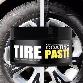 Car Tire Shine, Auto Wheels Care Paste, UV Protection Scratch-Resistant Wheel Coating Cream for Car Motorcycle Truck Detailing