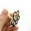 LLDYNW 4 pcs Dog Paw Knobs Dresser Drawer Knobs Cupboard