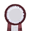 Generous Ribbon Rosette Badge Pin Winners Medal Class Trophy AwardWhite