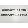 GMC 2PCS Chrome DENALI HD 3D Side Door Letter Emblem