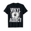Vinyl Addict Retro Music DJ Old School T-Shirt