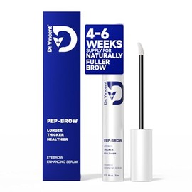 Eyebrow Growth Serum with Biotin Peptides, 2.3× Absorption Advanced Formula for Naturally Fuller, Thicker, Stronger Brows, Vegan Cruelty-Free, 0.17 Fl