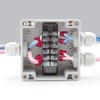 LWLWA Junction Box ABS, White IP66 Waterproof Junction Box, Outdoor