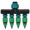 Faucet Splitter,Garden Hose Connector,DN20 DN25 FNPT 4 Way Garden Hose