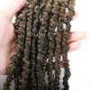T1B 20 Inch Faux Locs Curly Soft Distressed Wavy Crochet