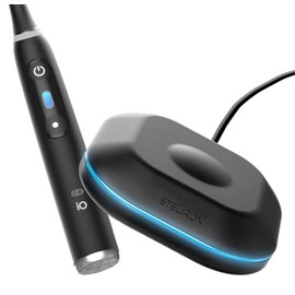 Cargador de Repuesto para Cepillo para Polvo de Dientes eléctrico OralB iO (Serie 7,8, 9,10) Base de Carga magnética - Apto para Viajes, Alimentado por USB, Negro (Individual)