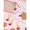8PCS Cherry Keychain Set - Cute Decorative Bag Accessories