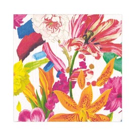 Caspari Campo de Fiori Paper Luncheon Napkins, Four Packs of 20