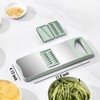 NACOLUS 6-Blade Mandoline Slicer with Slide-On Hand Guard - Vegetable