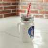 speecheese Owl in Moonlight Mason Jar Handle Drinking Glass with