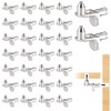 Shelves for Cupboards, 30 Pieces Shelf Brackets, 5 mm Shelf
