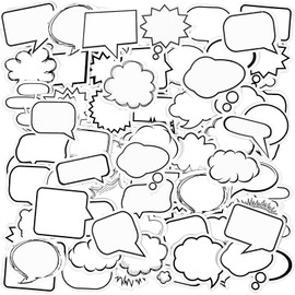 90 Bubble Frame Stickers, Creative Stickers, Label Stickers, Learning and Office Supplies, Writeable Stickers