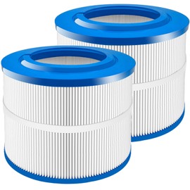 LVJUSEN Spa Filter Replaces Wellspring 10 00282 Bullfrog Spa Filter/Pleatco PBF40M, Fits A5,A6,A7,A8/ R5,R6,R7,R8/ X5,X6,X7,X8 Bullfrog Hot Tub, Wellspring 30. Coreless Filter-2 Pack