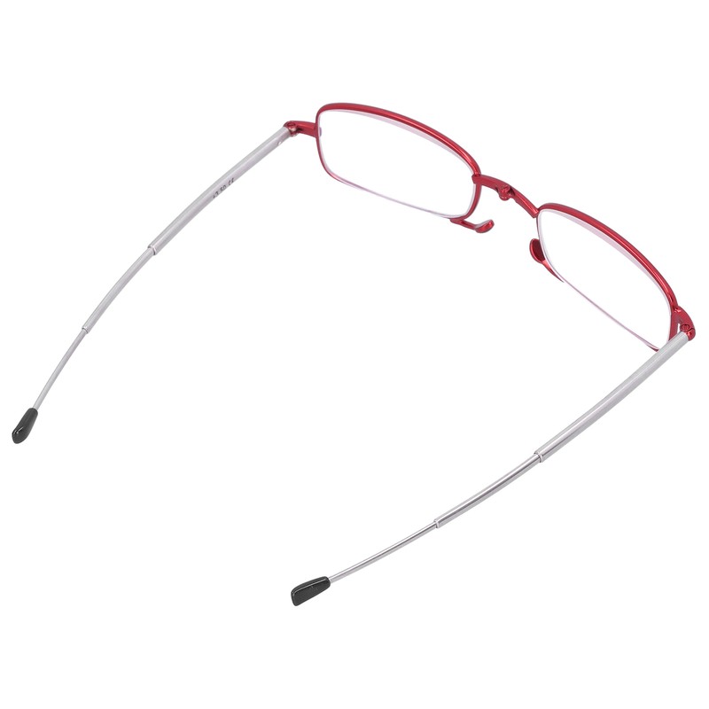 Elderly Foldable Reading Glasses Stainless Steel Blue Light Blocking Presbyopic