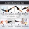 4 Pcs Multifunctional Wire Twister Tool for Drill, Lightweight Wire