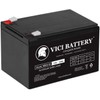 VICI Battery 12V 12AH Battery for Johnsons IFC-640 Fire Alarm