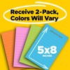 Post-it Super Sticky Notes, 5 x 8-Inches, Assorted Ultra Colors,