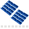 SeekLiny 8PCS T-Track Intersection for Woodworking with Screws,Double-Cut Jig Profile