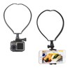 DKE&YMQ Neck Camera Bracket Selfie Video Live Streaming Fixed Clip