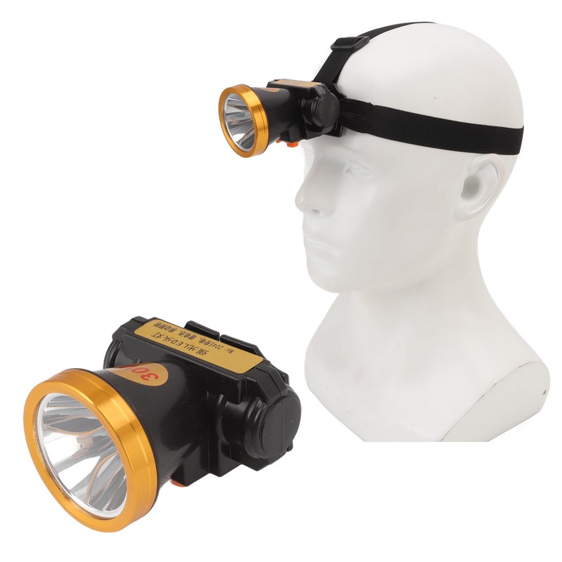 LED Headlamp Waterproof Rechargeable 3 Speed Adjustment Outdoor Headlamp for