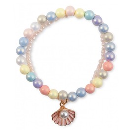MiFiesta Boutique Pastel Shell Bracelet