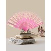 EOSAU Handheld Chinese Folding Fan Hand Fans for Women Foldable