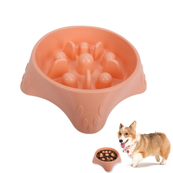 Wnddle Slow Feeder Dog Bowls, Dog Slow Feeder Bowl, Anti-Slip