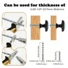 Yiruhe 4 Pack Beach Dolphin Cabinet Knobs Pulls, Crystal Glass