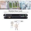 Hook Lock for Sliding Door, Hook Lock, One-sided Closure, Movable