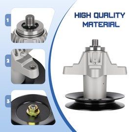 Dekalaii 618-04126 618-04126A 918-04126 918-04125A 918-04125B Lawn Mower Spindle Assembly Fit for Cub Cadet MTD RZT50 RZT-L50 LT1050 i1050 LGTX1050 Zero Turn 50" Mower Deck 918-04126B 918-04125C