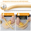 4 Pack Bread Slicer with 8 Replacement Serrated Blades for