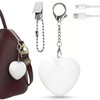 KALOLINNA Touch Sensitive Heart Lamp Pendant Keychain LED Key Holder