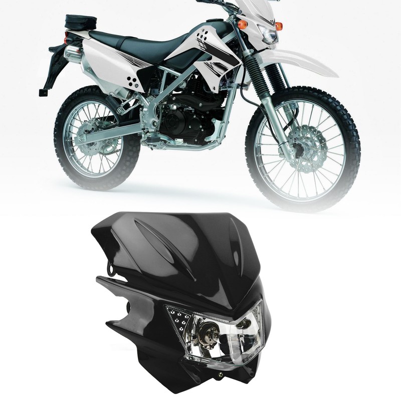 Motorcycle Front Headlight H4 Interface LED Waterproof DRL Headlight for