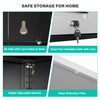 Metal Wall Cabinet with Up-Flip Door, 21.7" H Mounted Storage