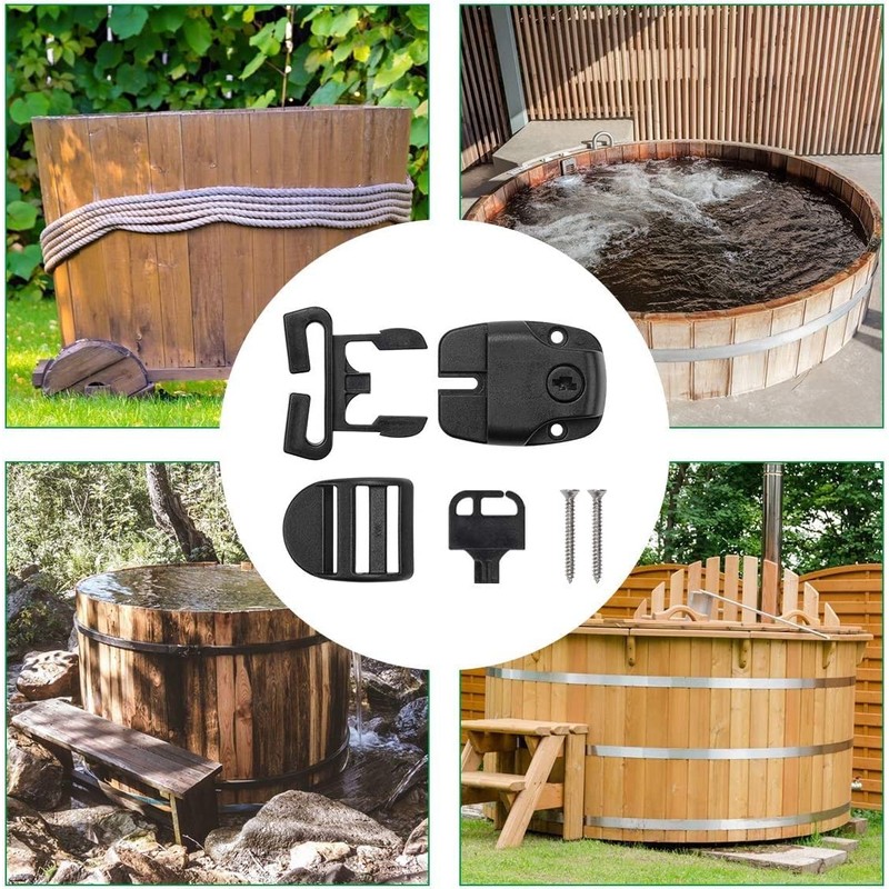 Hsthe Sea 8 Set Spa Hot Tub Cover Clips Replace