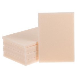 sourcing map 8pcs Sanding Sponge 4" x 2-3/4" Sanding Sponges Pad 2000 Grit Hand Sanding Sponges Sheet Wet Dry Sandpaper for Model Drywall Metal Wood Furniture Polishing, Beige