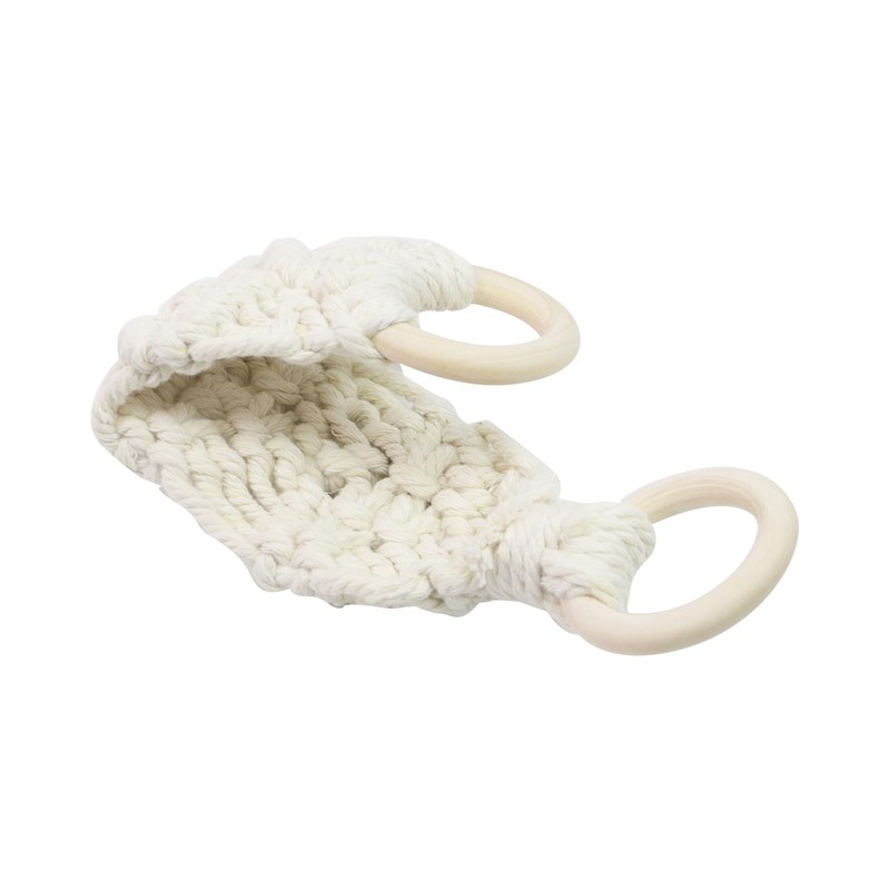 Crapyt 2 PCS Hanging Kitchen Towels Ring Crochet Hanging Dish
