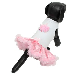 Pink / White Cupcake Petti Dress for Dogs