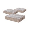 Compactor RAN9818 Set of 3 Under Bed Storage Shoes Dustproof