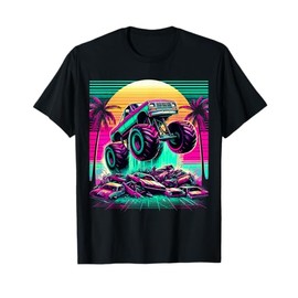 Monster Truck Retro T-Shirt