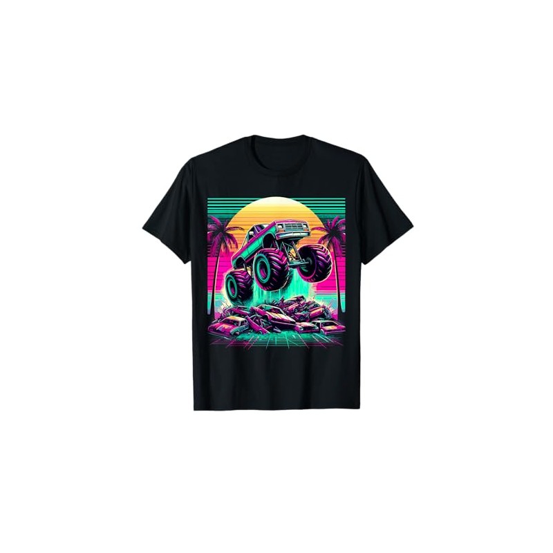 Monster Truck Retro T-Shirt