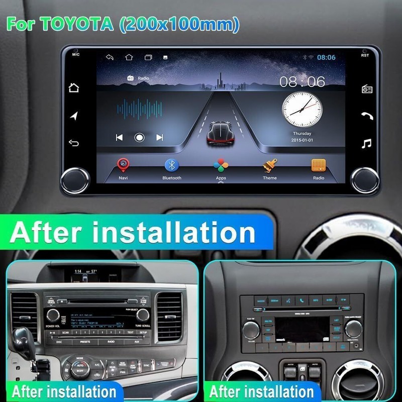 For Scion tC 2011-2016 Apple CarPlay Android 13 Car Stereo