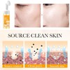 Turmeric Face Wash with Brush - Foaming Facial Cleanser for