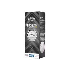 Callaway Golf Balls CHROME Tour X Triple Track Balls, White, Pack of 3, BL CG CHRM Tour X 24 TRPLTRK 3B PK