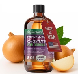 Liquid Power Onions Fertilizer - Professional Liquid Plant Food for Onions - Fast-Acting Concentrate for Growth, Strong Roots & High-Yield Harvest - 8 oz - Indoor & Outdoor Use