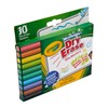 Crayola Washable Slim Dry Erase Markers, 10 Count, Assorted