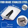 KitchenStar Stainless Steel Pizza Peel 12 inch with 10 inch