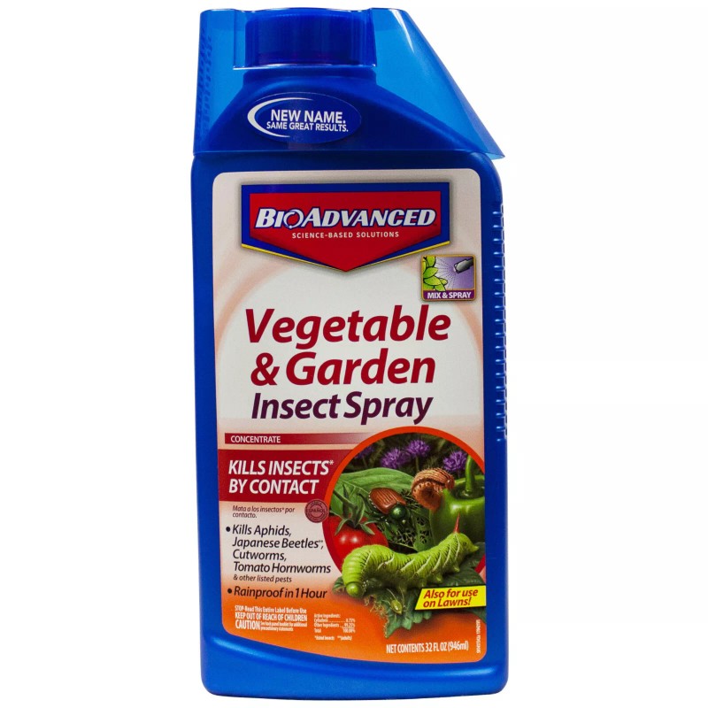 BioAdvanced Vegetable Garden and Lawn Insect Spray Concentrate 32 oz.