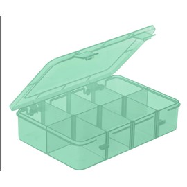 HAWEEK Snack Box Container 2 Pack Divided Snackle Box Adjustable 8 Compartments Food Storage Containers Portable Snack Platters for School, Work, Travel, Picnics, Bento Box Accessories